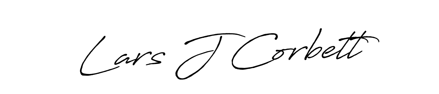 Antro_Vectra_Bolder is a professional signature style that is perfect for those who want to add a touch of class to their signature. It is also a great choice for those who want to make their signature more unique. Get Lars J Corbett name to fancy signature for free. Lars J Corbett signature style 7 images and pictures png