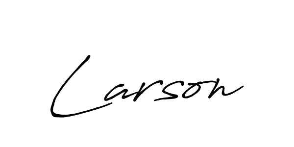 How to make Larson signature? Antro_Vectra_Bolder is a professional autograph style. Create handwritten signature for Larson name. Larson signature style 7 images and pictures png