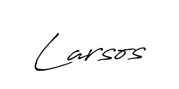 Make a beautiful signature design for name Larsos. Use this online signature maker to create a handwritten signature for free. Larsos signature style 7 images and pictures png