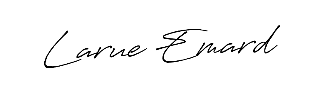 Design your own signature with our free online signature maker. With this signature software, you can create a handwritten (Antro_Vectra_Bolder) signature for name Larue Emard. Larue Emard signature style 7 images and pictures png