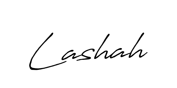 The best way (Antro_Vectra_Bolder) to make a short signature is to pick only two or three words in your name. The name Lashah include a total of six letters. For converting this name. Lashah signature style 7 images and pictures png