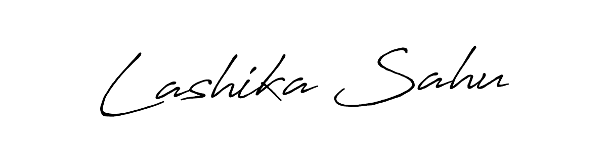 How to make Lashika Sahu signature? Antro_Vectra_Bolder is a professional autograph style. Create handwritten signature for Lashika Sahu name. Lashika Sahu signature style 7 images and pictures png