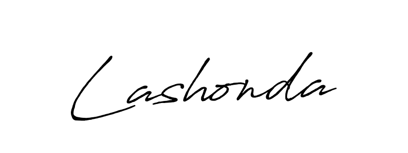 How to make Lashonda signature? Antro_Vectra_Bolder is a professional autograph style. Create handwritten signature for Lashonda name. Lashonda signature style 7 images and pictures png