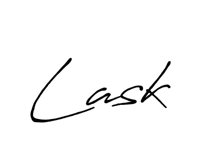 Also we have Lask name is the best signature style. Create professional handwritten signature collection using Antro_Vectra_Bolder autograph style. Lask signature style 7 images and pictures png