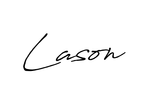 Create a beautiful signature design for name Lason. With this signature (Antro_Vectra_Bolder) fonts, you can make a handwritten signature for free. Lason signature style 7 images and pictures png