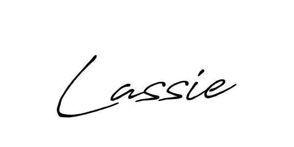 Also we have Lassie name is the best signature style. Create professional handwritten signature collection using Antro_Vectra_Bolder autograph style. Lassie signature style 7 images and pictures png