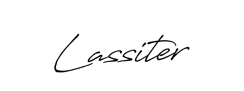 You should practise on your own different ways (Antro_Vectra_Bolder) to write your name (Lassiter) in signature. don't let someone else do it for you. Lassiter signature style 7 images and pictures png