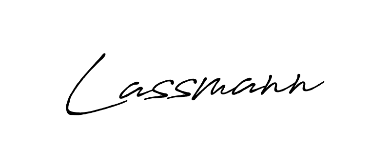 It looks lik you need a new signature style for name Lassmann. Design unique handwritten (Antro_Vectra_Bolder) signature with our free signature maker in just a few clicks. Lassmann signature style 7 images and pictures png