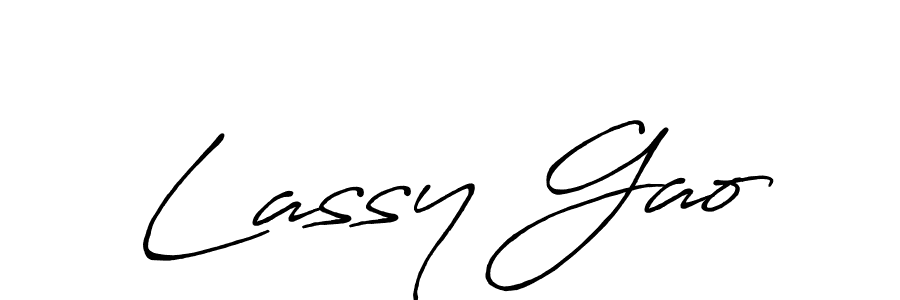 Best and Professional Signature Style for Lassy Gao. Antro_Vectra_Bolder Best Signature Style Collection. Lassy Gao signature style 7 images and pictures png