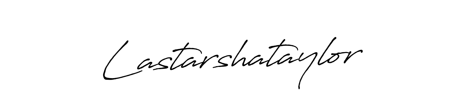 Create a beautiful signature design for name Lastarshataylor. With this signature (Antro_Vectra_Bolder) fonts, you can make a handwritten signature for free. Lastarshataylor signature style 7 images and pictures png