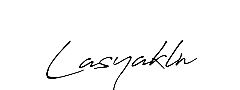 if you are searching for the best signature style for your name Lasyakln. so please give up your signature search. here we have designed multiple signature styles  using Antro_Vectra_Bolder. Lasyakln signature style 7 images and pictures png