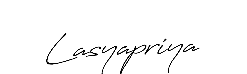 Use a signature maker to create a handwritten signature online. With this signature software, you can design (Antro_Vectra_Bolder) your own signature for name Lasyapriya. Lasyapriya signature style 7 images and pictures png