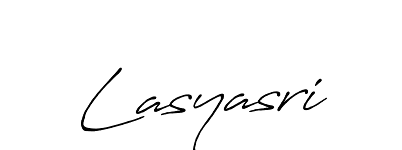 Create a beautiful signature design for name Lasyasri. With this signature (Antro_Vectra_Bolder) fonts, you can make a handwritten signature for free. Lasyasri signature style 7 images and pictures png