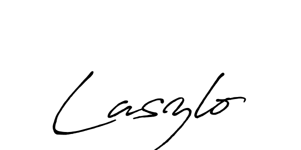 The best way (Antro_Vectra_Bolder) to make a short signature is to pick only two or three words in your name. The name Laszlo include a total of six letters. For converting this name. Laszlo signature style 7 images and pictures png