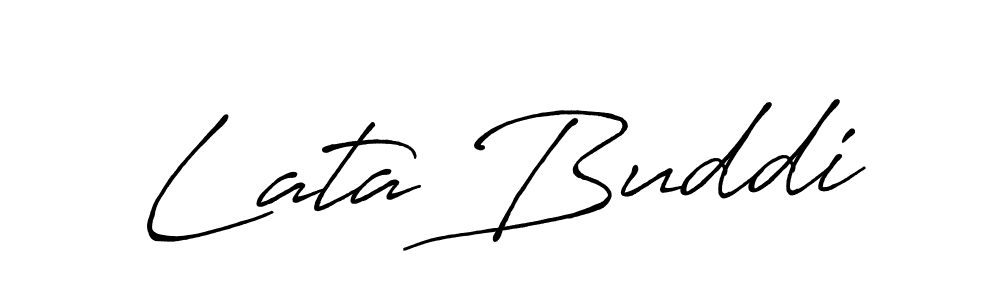 It looks lik you need a new signature style for name Lata Buddi. Design unique handwritten (Antro_Vectra_Bolder) signature with our free signature maker in just a few clicks. Lata Buddi signature style 7 images and pictures png