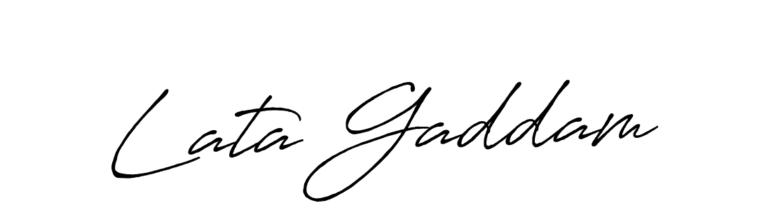 This is the best signature style for the Lata Gaddam name. Also you like these signature font (Antro_Vectra_Bolder). Mix name signature. Lata Gaddam signature style 7 images and pictures png