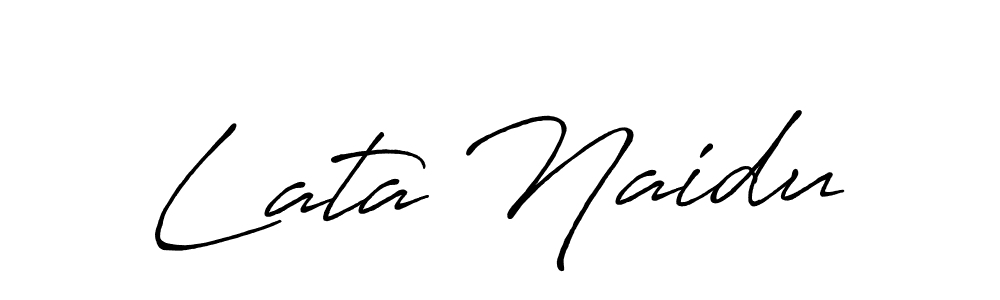 Here are the top 10 professional signature styles for the name Lata Naidu. These are the best autograph styles you can use for your name. Lata Naidu signature style 7 images and pictures png