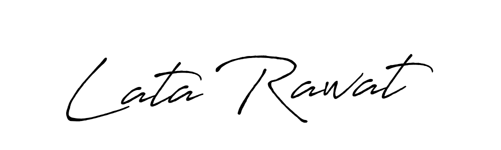 How to make Lata Rawat signature? Antro_Vectra_Bolder is a professional autograph style. Create handwritten signature for Lata Rawat name. Lata Rawat signature style 7 images and pictures png