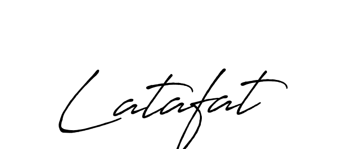 Latafat stylish signature style. Best Handwritten Sign (Antro_Vectra_Bolder) for my name. Handwritten Signature Collection Ideas for my name Latafat. Latafat signature style 7 images and pictures png