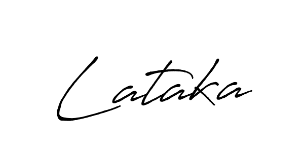 if you are searching for the best signature style for your name Lataka. so please give up your signature search. here we have designed multiple signature styles  using Antro_Vectra_Bolder. Lataka signature style 7 images and pictures png