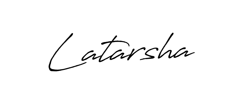 Latarsha stylish signature style. Best Handwritten Sign (Antro_Vectra_Bolder) for my name. Handwritten Signature Collection Ideas for my name Latarsha. Latarsha signature style 7 images and pictures png