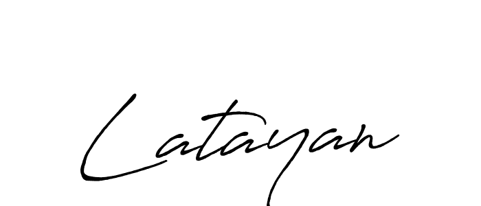 How to make Latayan name signature. Use Antro_Vectra_Bolder style for creating short signs online. This is the latest handwritten sign. Latayan signature style 7 images and pictures png