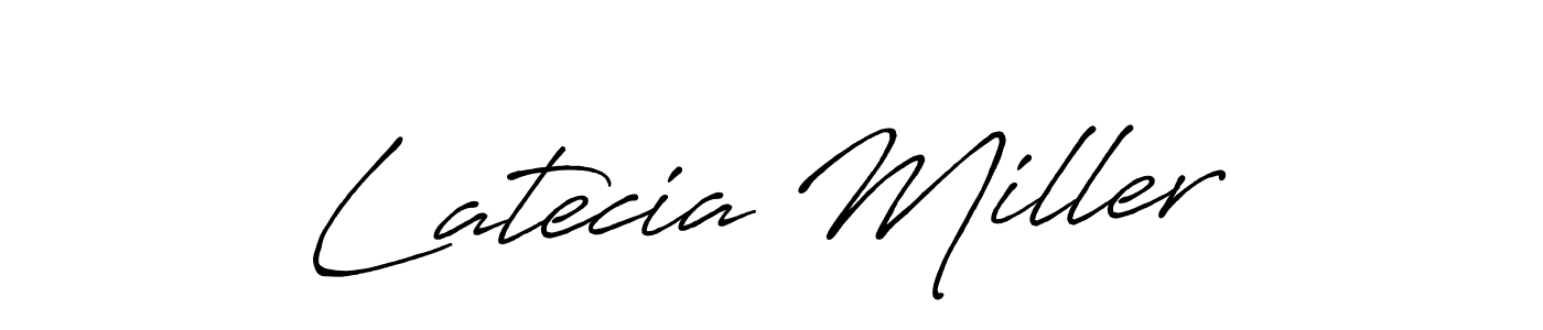 It looks lik you need a new signature style for name Latecia Miller. Design unique handwritten (Antro_Vectra_Bolder) signature with our free signature maker in just a few clicks. Latecia Miller signature style 7 images and pictures png