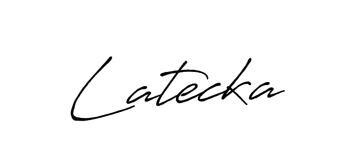 Make a beautiful signature design for name Latecka. Use this online signature maker to create a handwritten signature for free. Latecka signature style 7 images and pictures png