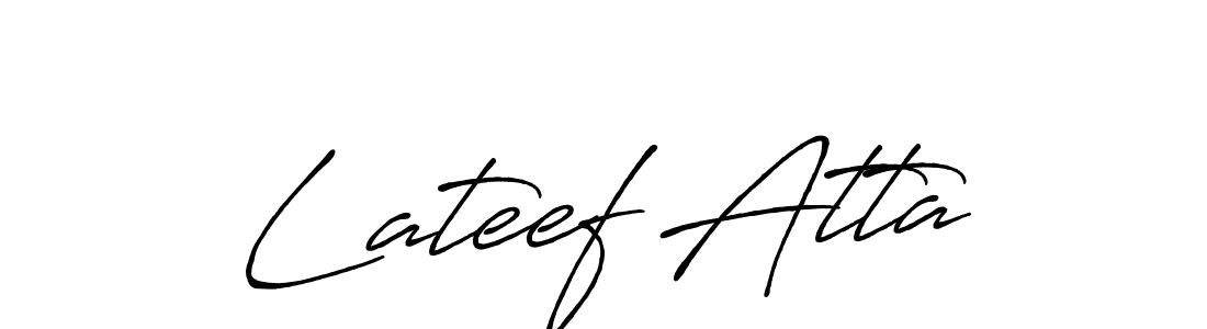 You should practise on your own different ways (Antro_Vectra_Bolder) to write your name (Lateef Atta) in signature. don't let someone else do it for you. Lateef Atta signature style 7 images and pictures png