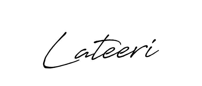 Lateeri stylish signature style. Best Handwritten Sign (Antro_Vectra_Bolder) for my name. Handwritten Signature Collection Ideas for my name Lateeri. Lateeri signature style 7 images and pictures png