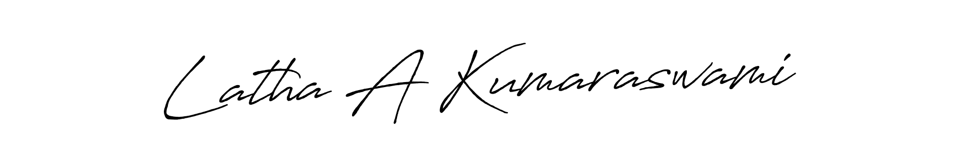 This is the best signature style for the Latha A Kumaraswami name. Also you like these signature font (Antro_Vectra_Bolder). Mix name signature. Latha A Kumaraswami signature style 7 images and pictures png