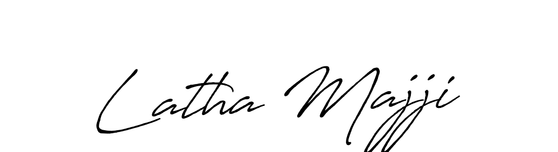 Also we have Latha Majji name is the best signature style. Create professional handwritten signature collection using Antro_Vectra_Bolder autograph style. Latha Majji signature style 7 images and pictures png