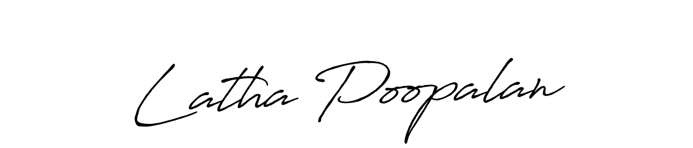 if you are searching for the best signature style for your name Latha Poopalan. so please give up your signature search. here we have designed multiple signature styles  using Antro_Vectra_Bolder. Latha Poopalan signature style 7 images and pictures png