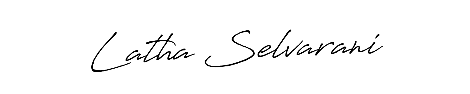 Similarly Antro_Vectra_Bolder is the best handwritten signature design. Signature creator online .You can use it as an online autograph creator for name Latha Selvarani. Latha Selvarani signature style 7 images and pictures png