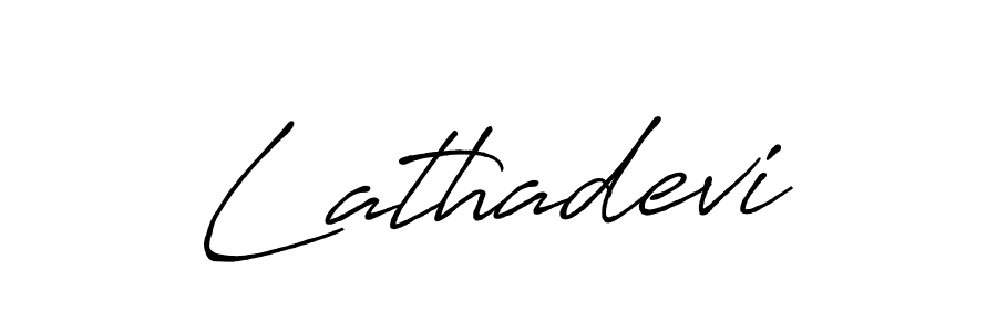 Create a beautiful signature design for name Lathadevi. With this signature (Antro_Vectra_Bolder) fonts, you can make a handwritten signature for free. Lathadevi signature style 7 images and pictures png