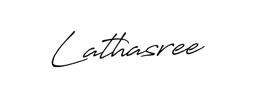 How to make Lathasree signature? Antro_Vectra_Bolder is a professional autograph style. Create handwritten signature for Lathasree name. Lathasree signature style 7 images and pictures png