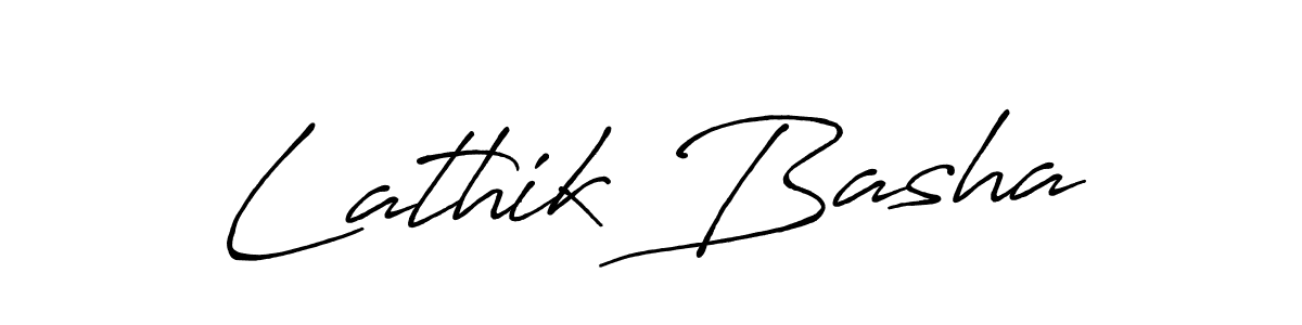 How to Draw Lathik Basha signature style? Antro_Vectra_Bolder is a latest design signature styles for name Lathik Basha. Lathik Basha signature style 7 images and pictures png