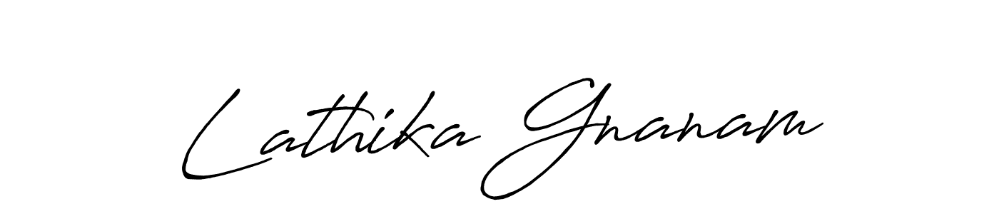 if you are searching for the best signature style for your name Lathika Gnanam. so please give up your signature search. here we have designed multiple signature styles  using Antro_Vectra_Bolder. Lathika Gnanam signature style 7 images and pictures png