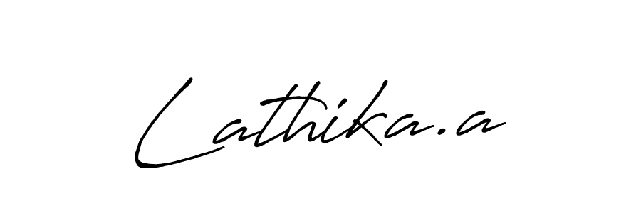 Make a beautiful signature design for name Lathika.a. Use this online signature maker to create a handwritten signature for free. Lathika.a signature style 7 images and pictures png