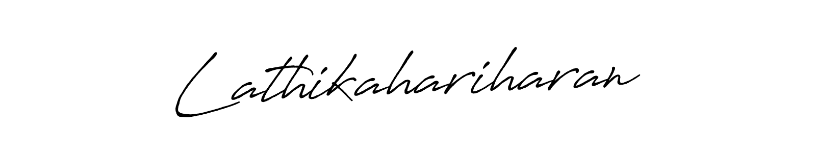 The best way (Antro_Vectra_Bolder) to make a short signature is to pick only two or three words in your name. The name Lathikahariharan include a total of six letters. For converting this name. Lathikahariharan signature style 7 images and pictures png