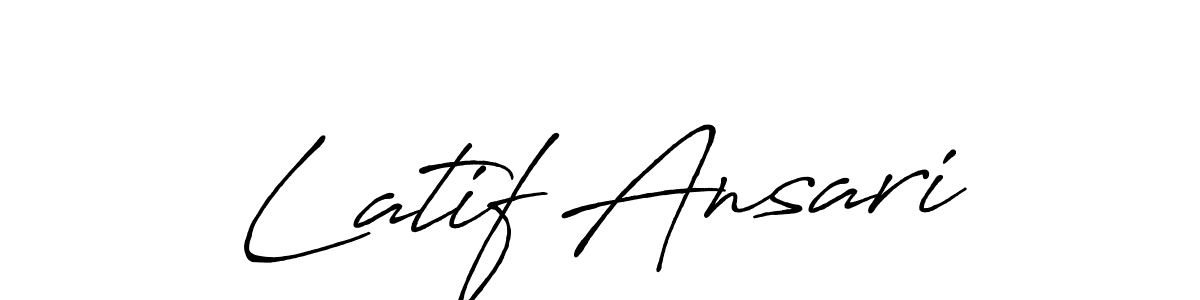 Once you've used our free online signature maker to create your best signature Antro_Vectra_Bolder style, it's time to enjoy all of the benefits that Latif Ansari name signing documents. Latif Ansari signature style 7 images and pictures png