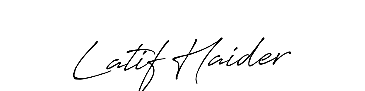 Make a beautiful signature design for name Latif Haider. Use this online signature maker to create a handwritten signature for free. Latif Haider signature style 7 images and pictures png