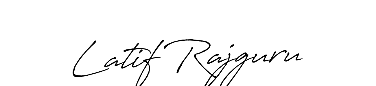 Also You can easily find your signature by using the search form. We will create Latif Rajguru name handwritten signature images for you free of cost using Antro_Vectra_Bolder sign style. Latif Rajguru signature style 7 images and pictures png