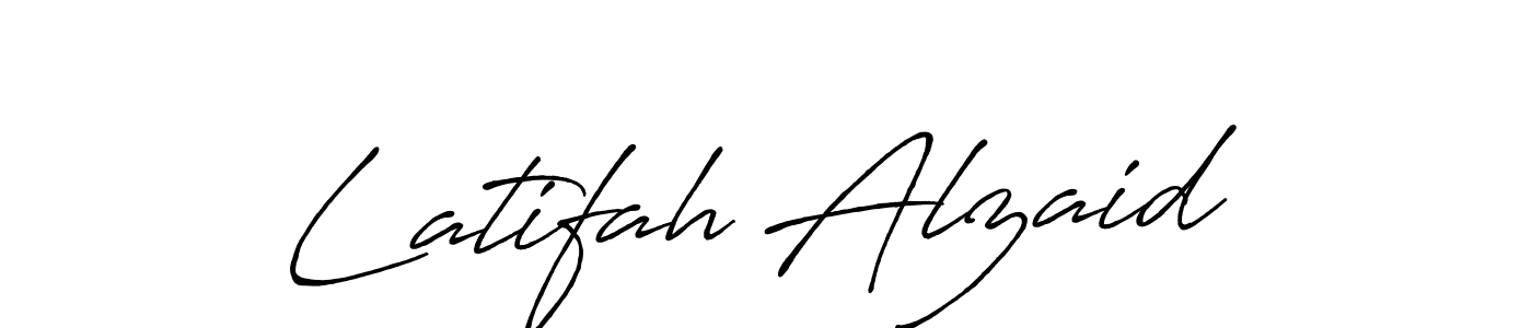 Also You can easily find your signature by using the search form. We will create Latifah Alzaid name handwritten signature images for you free of cost using Antro_Vectra_Bolder sign style. Latifah Alzaid signature style 7 images and pictures png
