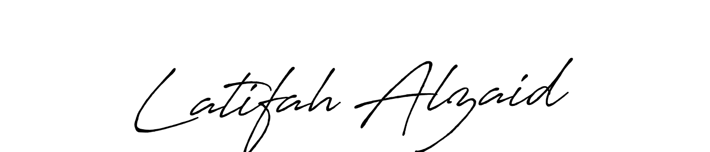 You should practise on your own different ways (Antro_Vectra_Bolder) to write your name (Latifah Alzaid) in signature. don't let someone else do it for you. Latifah Alzaid signature style 7 images and pictures png