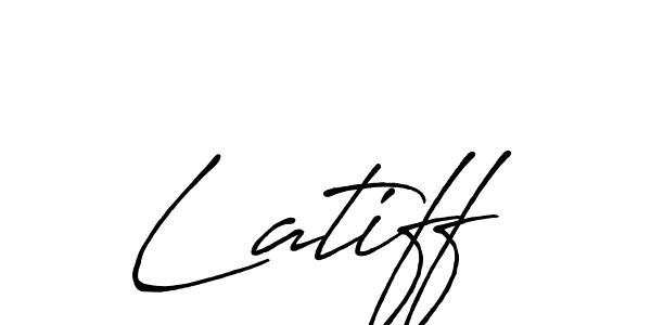 Also we have Latiff name is the best signature style. Create professional handwritten signature collection using Antro_Vectra_Bolder autograph style. Latiff signature style 7 images and pictures png