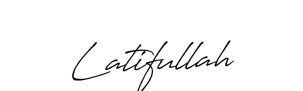 How to make Latifullah signature? Antro_Vectra_Bolder is a professional autograph style. Create handwritten signature for Latifullah name. Latifullah signature style 7 images and pictures png