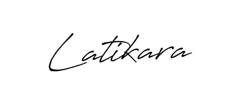 You should practise on your own different ways (Antro_Vectra_Bolder) to write your name (Latikara) in signature. don't let someone else do it for you. Latikara signature style 7 images and pictures png