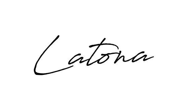 Make a beautiful signature design for name Latona. Use this online signature maker to create a handwritten signature for free. Latona signature style 7 images and pictures png