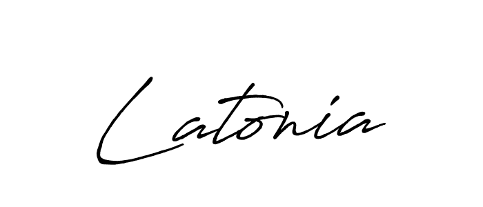 Make a beautiful signature design for name Latonia. Use this online signature maker to create a handwritten signature for free. Latonia signature style 7 images and pictures png